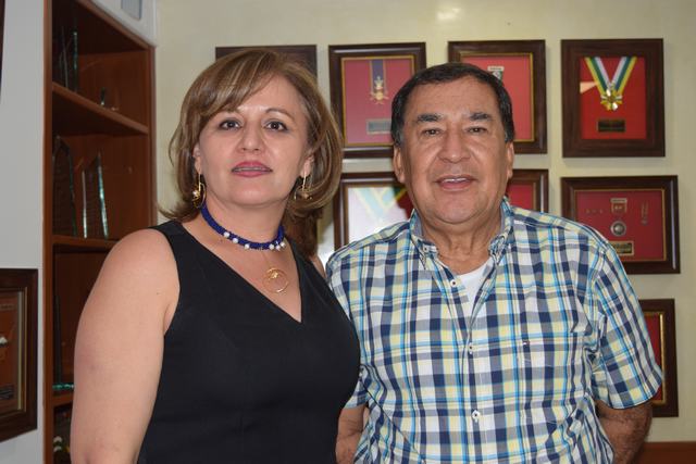 Elsa Collazos y Fabio Lozada.